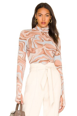 AFRM Zadie Top in Neutral Marble from Revolve.com | Revolve Clothing (Global)