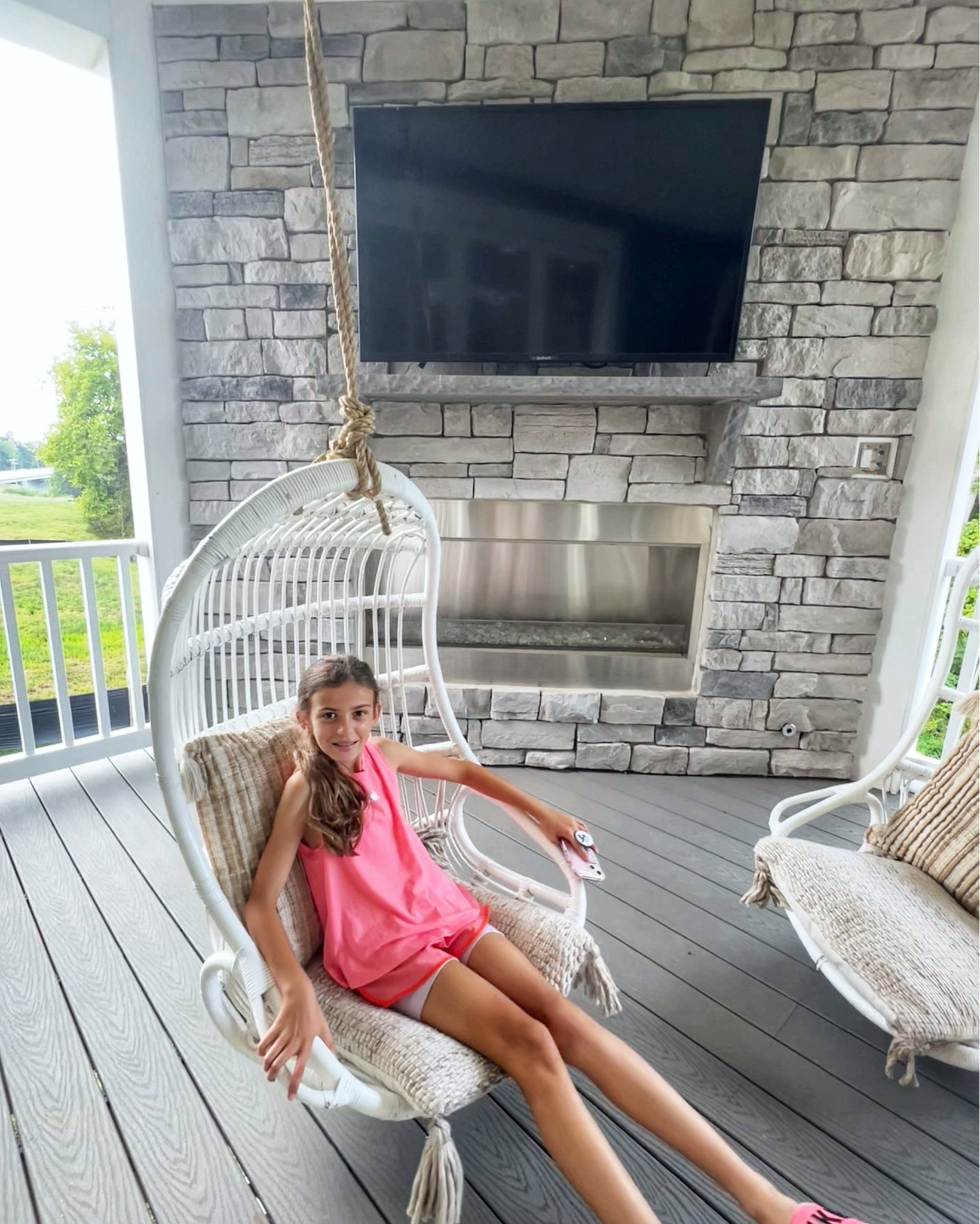 Porch swing chair 

#LTKsalealert #LTKhome