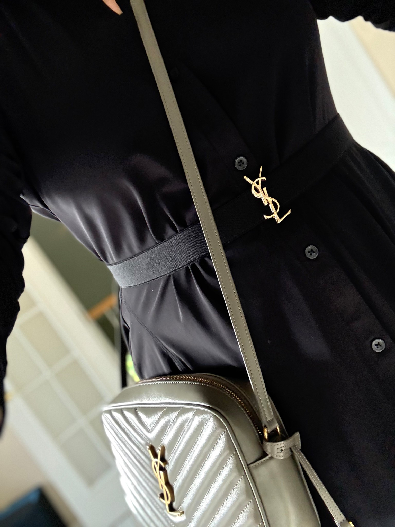 I’ve been wanting a YSL logo belt, but I didn’t love the current belt styles, so I got creative💡and bought a YSL brooch and pinned it to my own belt!  It’s perfect!  Love that it’s such a versatile item I can use as a brooch or a belt!  Can’t wait to wear it many different ways!  This is the 5cm brooch - the PERFECT size for a belt!  Just be careful to ensure you’re buying the right size, as this brooch comes in a larger size, also.  I’ve linked the exact brooch and belt. 

#LTKStyleTip #LTKWorkwear #LTKGiftGuide