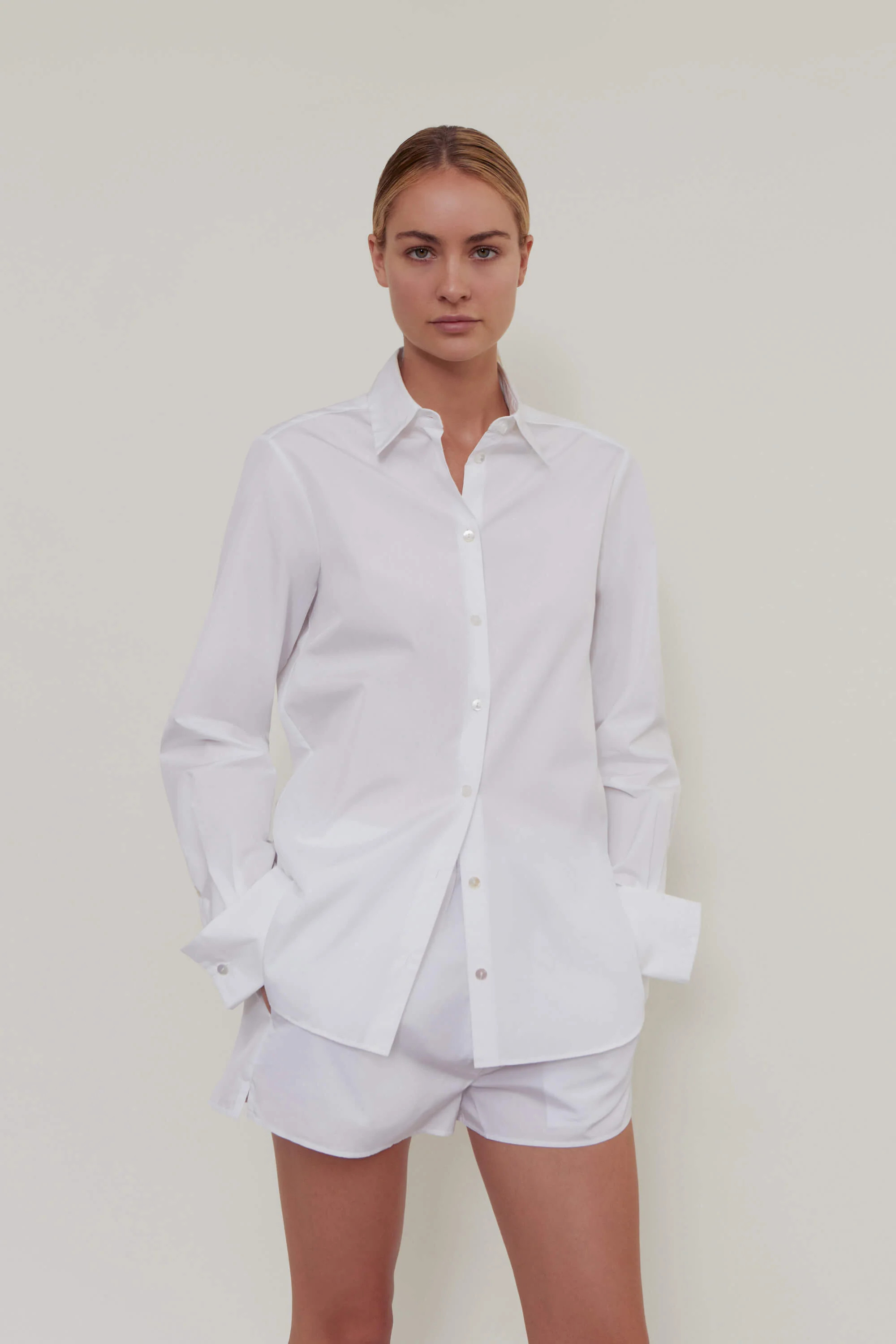 Britannia Shirt in Cotton | Amiya