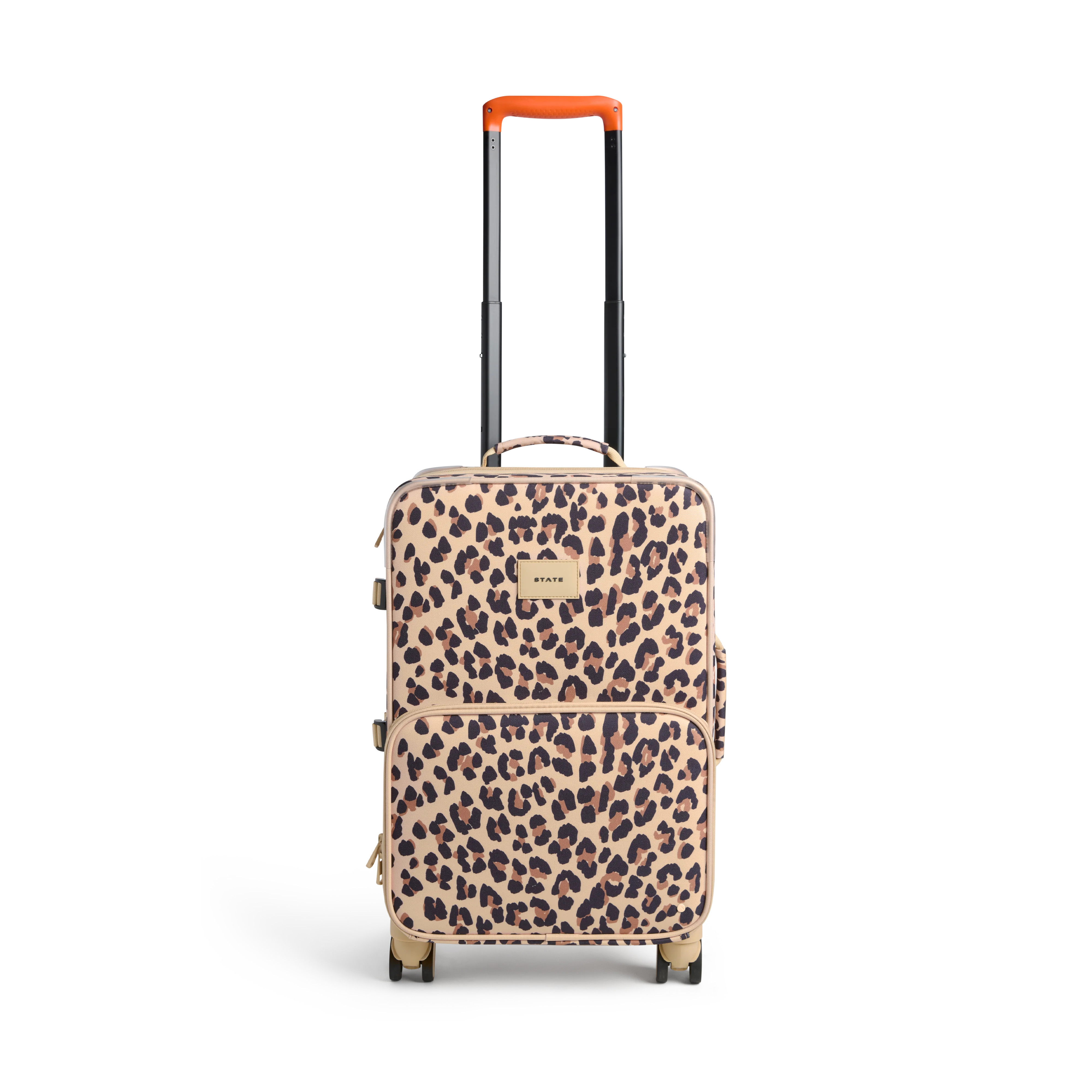 Logan Carry-On Suitcase - Leopard | STATE Bags