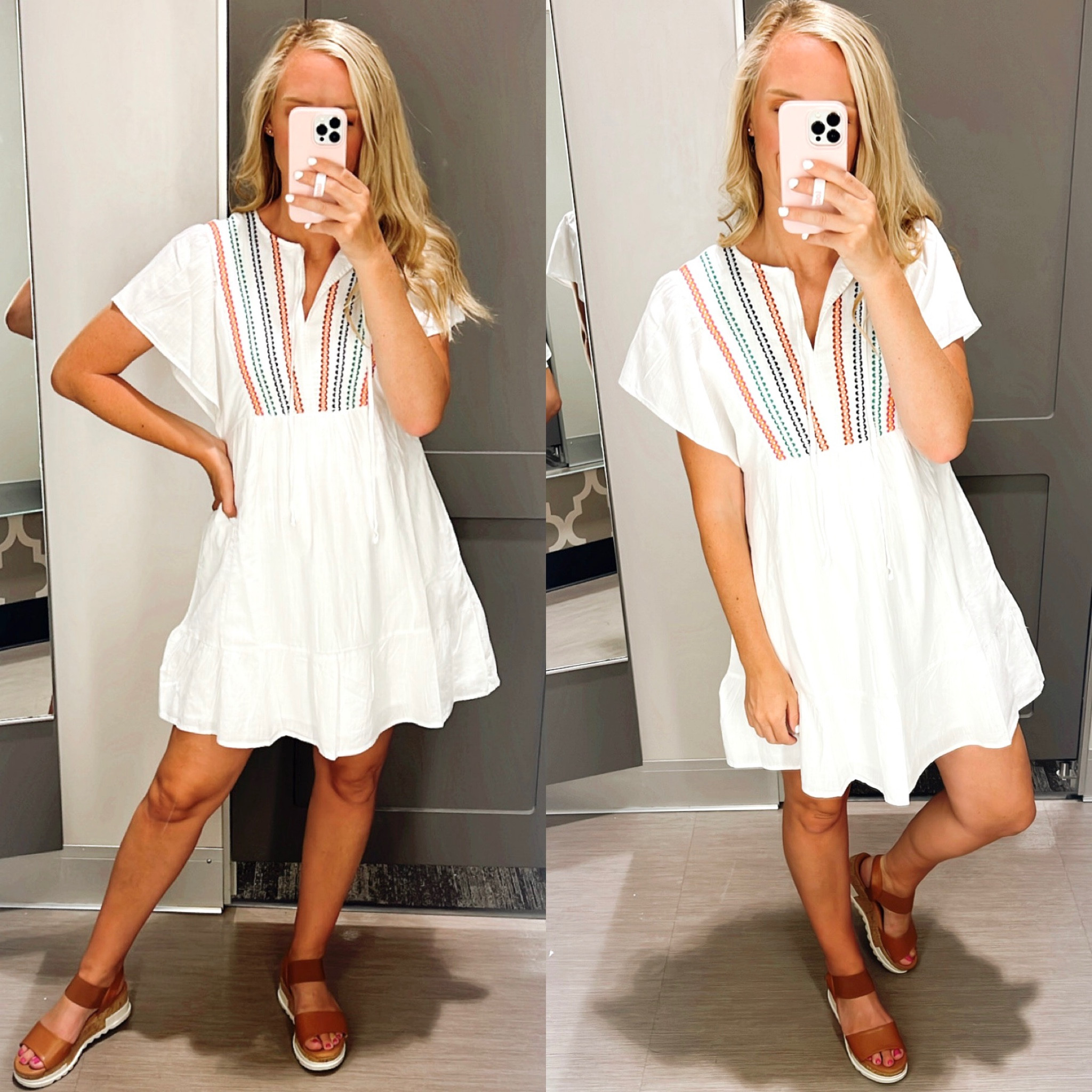 sachin and babi light blue dress Orla Embroidered Mini Dress