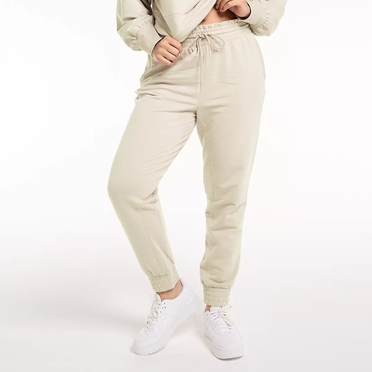 Women's FLX Embrace Paperbag High-Waisted Sweatpants | Kohl's