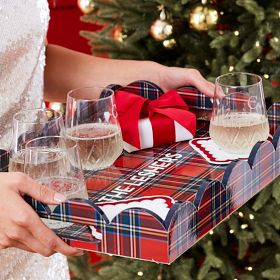 Scalloped Lacquer Serving Tray | Mark and Graham