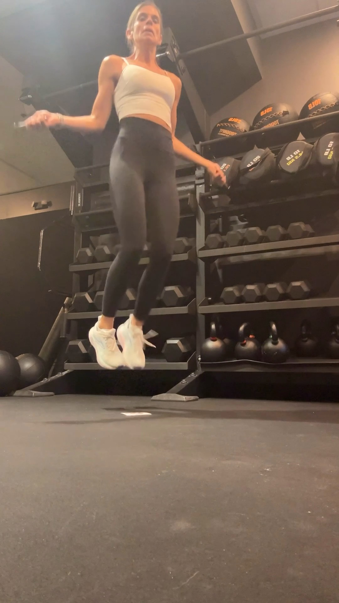 My favorite leggings and workout bra top from Amazon