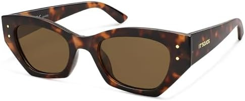 SOJOS Retro Trendy Polarized Sunglasses For Women Narrow Cat Eye Womens Shades SJ2346 | Amazon (US)