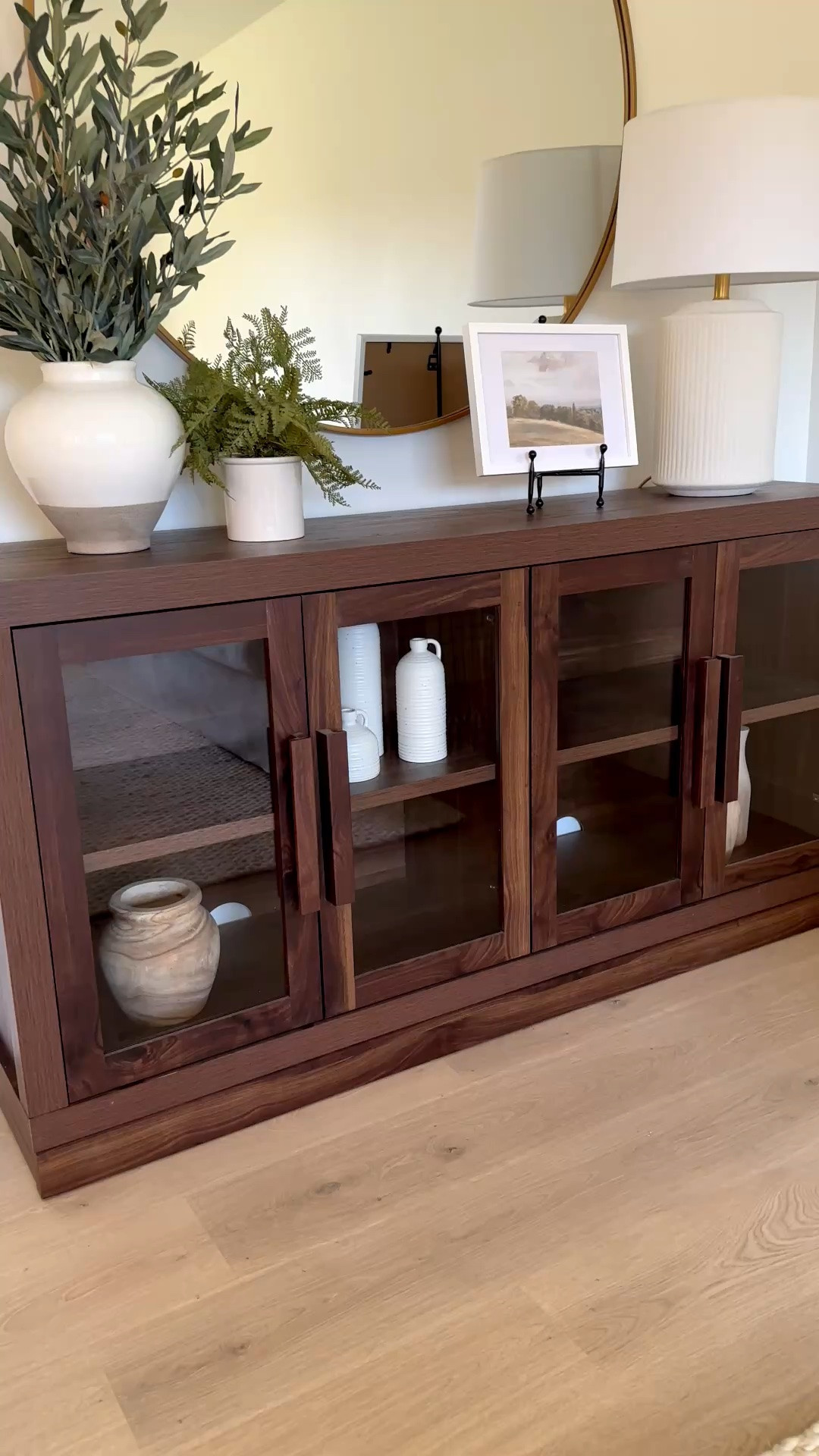 All time favorite glass cabinet from Walmart! Pottery Barn look for less! You won’t believe the price!

Tv cabinet, console table, tv stand, cabinets, sofa table, entry table, home decor, shelf decor, shelf styling

#LTKSaleAlert #LTKHome