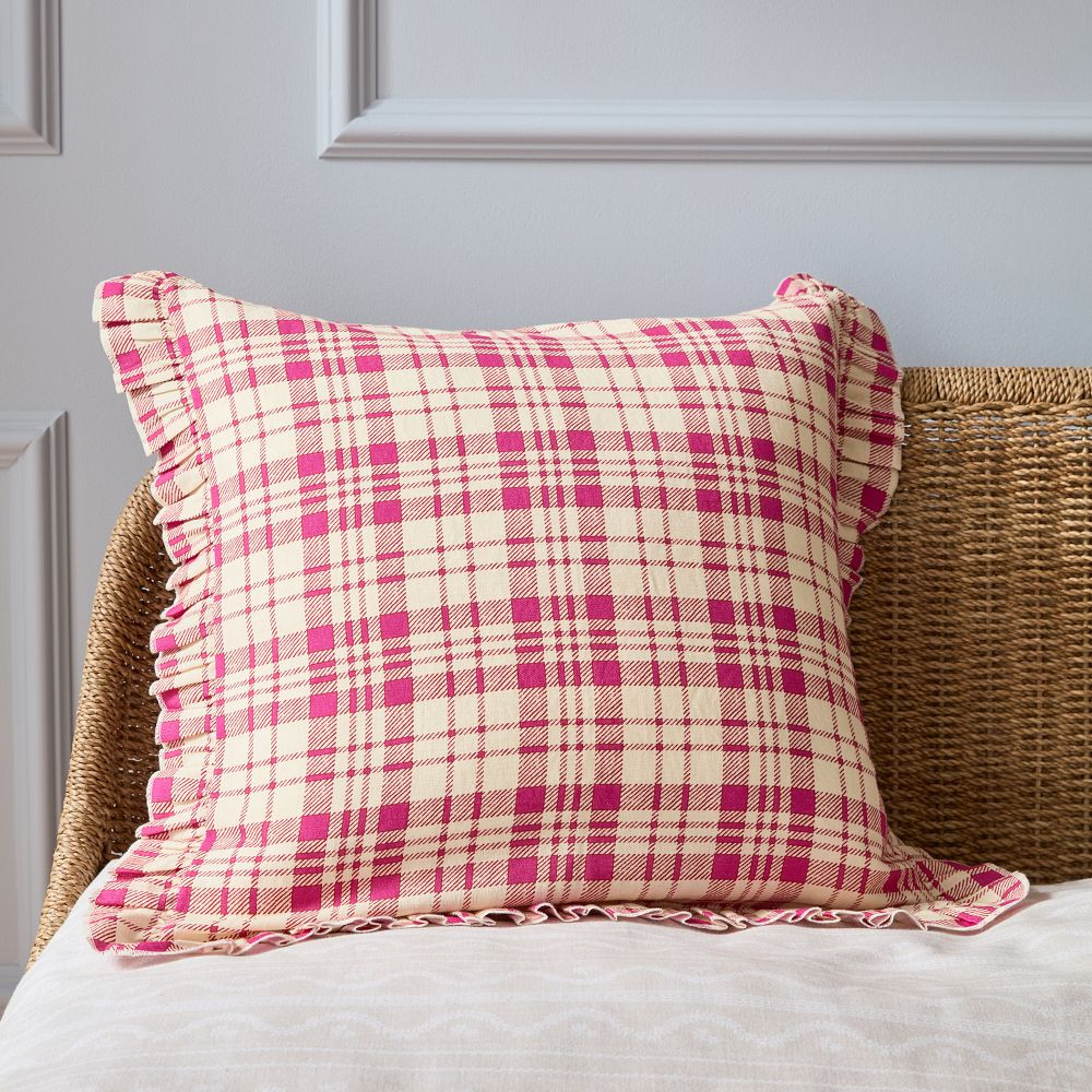 Melanie Ruffle Pillow Cover | GreenRow