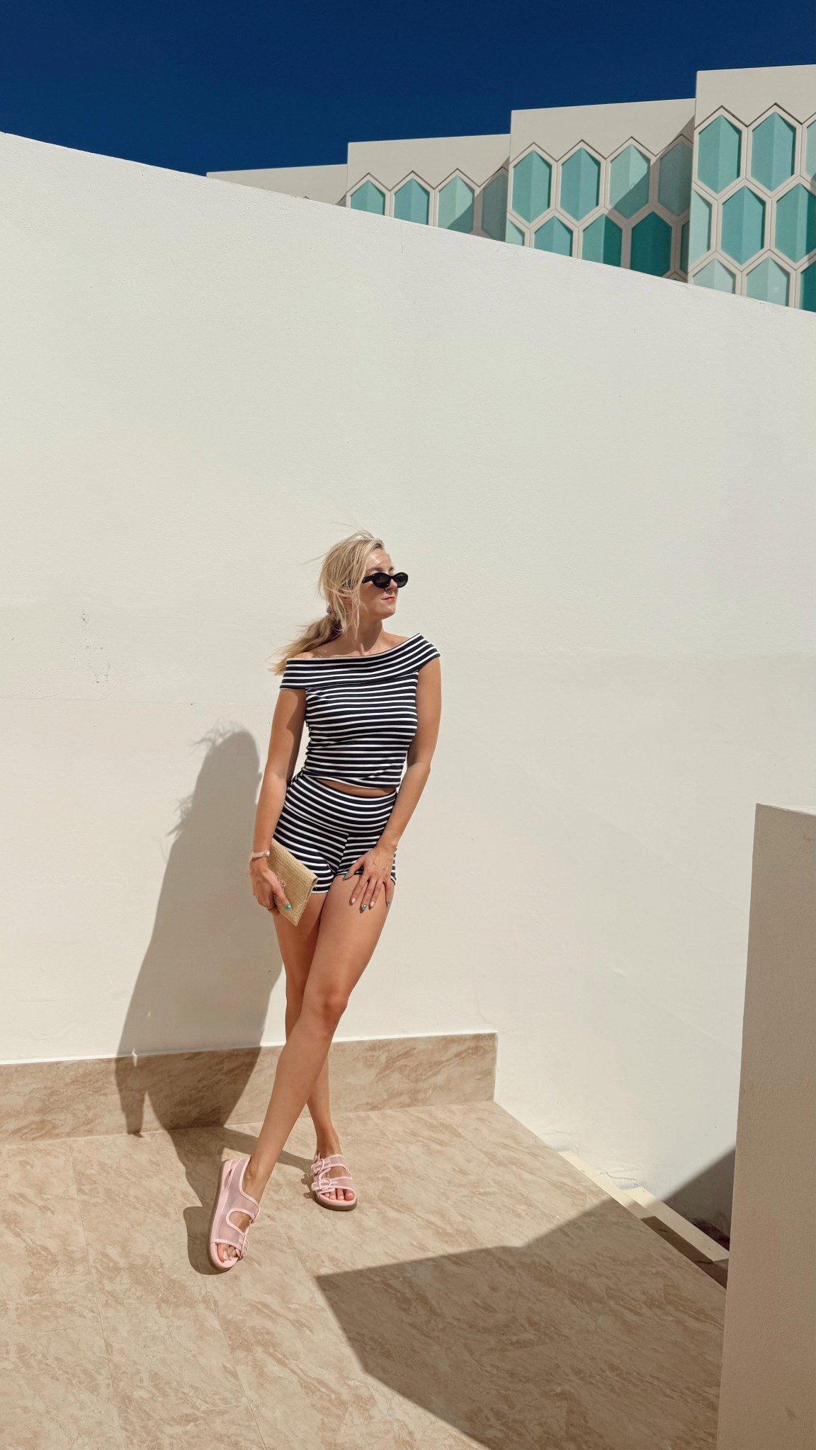 Aruba bound - easy outfit of the day. My favorite striped two piece set from Target! 

vacation outfit, resort wear, summer outfit, Target style, Target fashion, striped set

#LTKTravel #LTKFindsUnder50 #LTKStyleTip