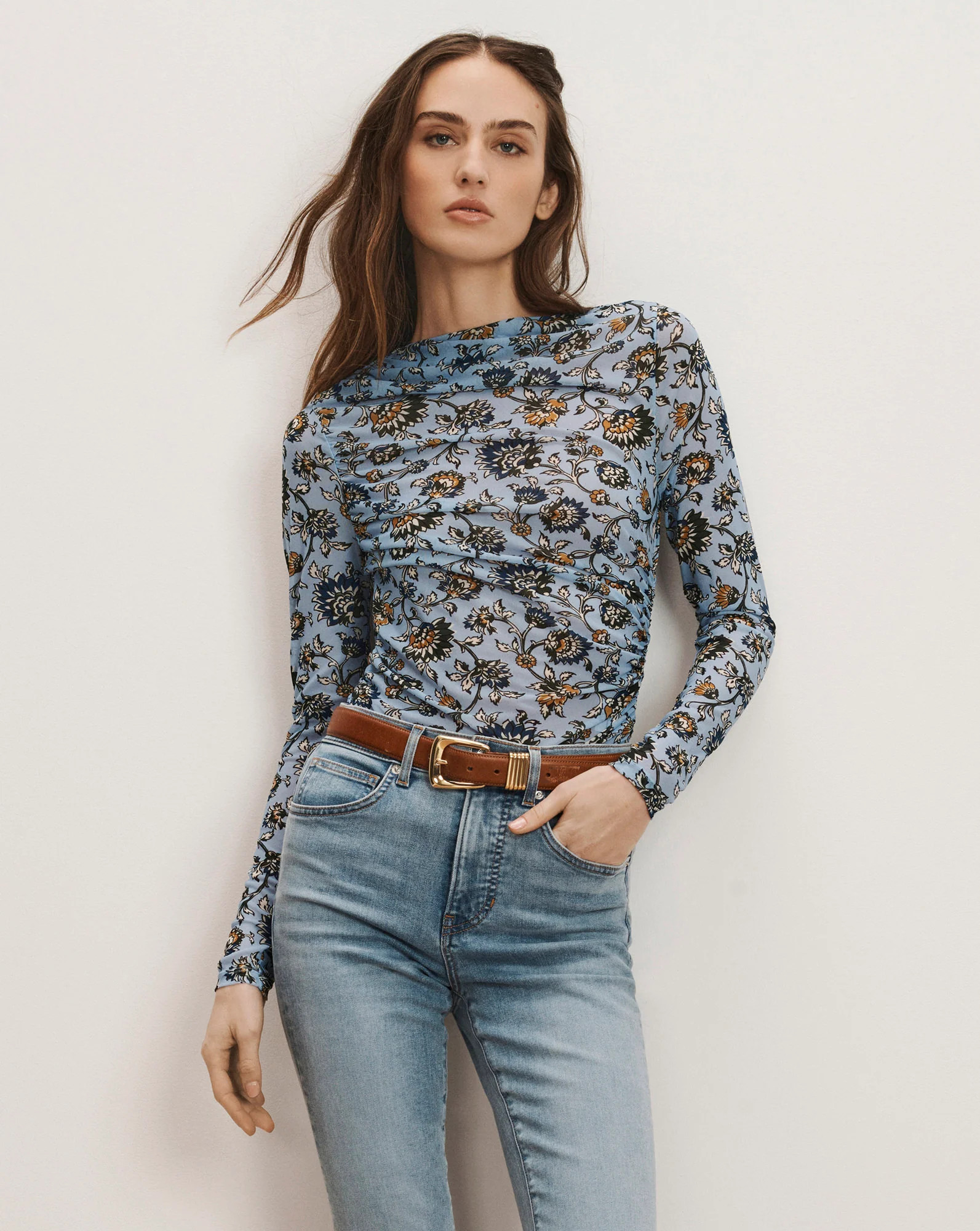Sylviani Floral Top | Veronica Beard