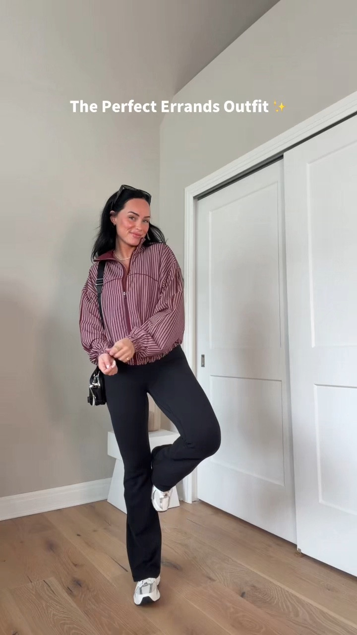 A good athleisure outfit is one of my favorite things to throw on when I want to be comfortable but still look put together. The Amazon tank with the built-in bra is so easy to wear, layered with my Lululemon zip up, my favorite butter soft flare leggings, and comfy New Balance sneakers. Everything is linked on my LTK if you want to recreate the look. 🤍

Sizing reference:
5’7 | 145 lbs | 32DD
Tank: Small
Jacket: Small
Leggings: 4  32”
