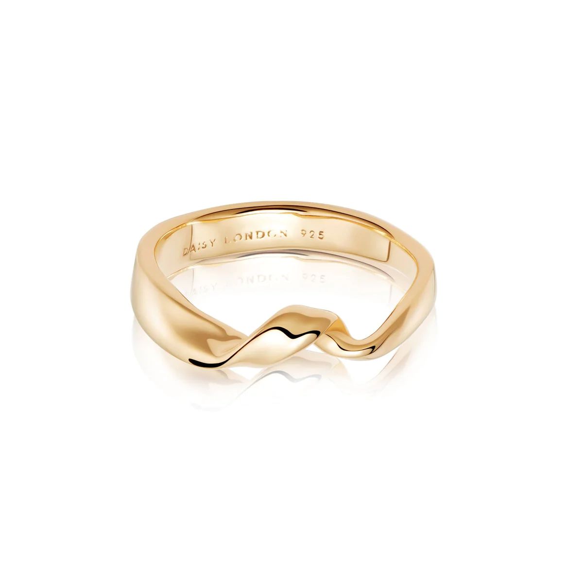 Estée Lalonde Flow Ring 18ct Gold Plate | Daisy London Jewellery