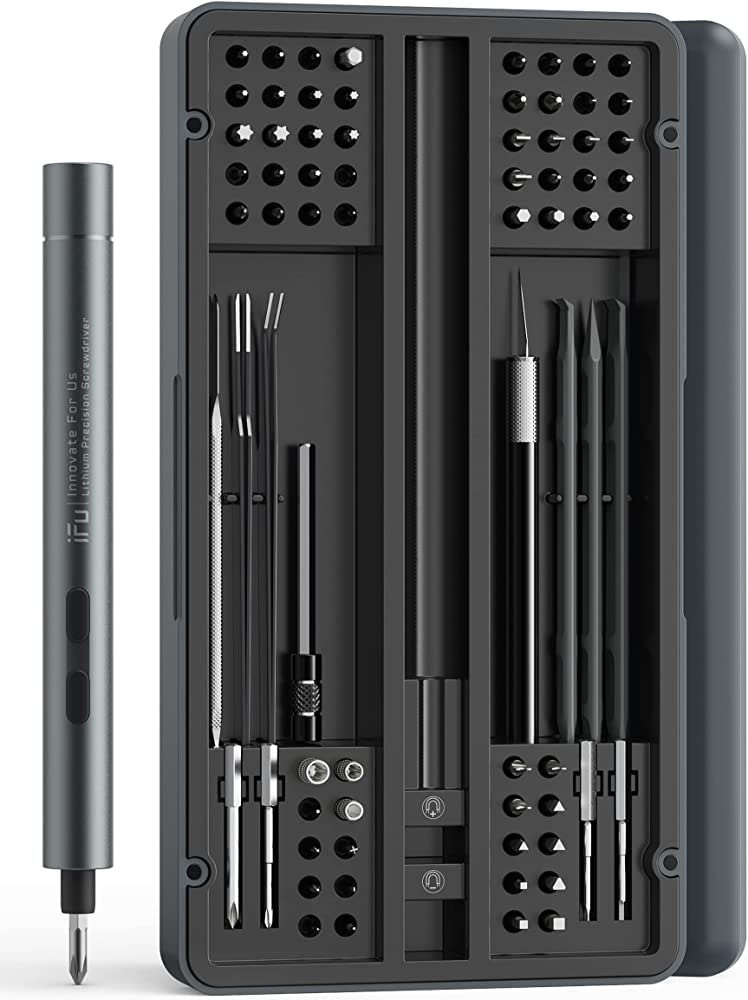 iFu Mini Electric Screwdriver, 90 in 1 Precision Screwdriver Set – Small Cordless Power Screwdr... | Amazon (US)