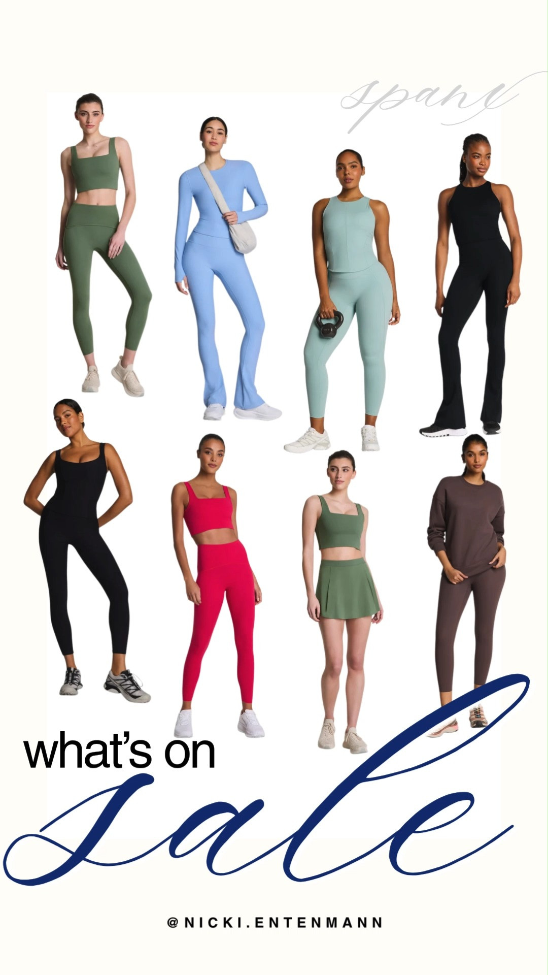 Upgrade your workout wardrobe with favorite athletic pieces on sale at Spanx. The roundup features high-waisted leggings, square-neck crop tops, sleek onesies, flared activewear pants, and tennis skirts in a gorgeous mix of vibrant and neutral shades. It is a great opportunity to grab flattering, supportive activewear staples for less.

#spanx #spanxsale #salealert #activewear #athleisure #workoutgear #fitnessfashion #shoppingdeal 

 #LTKfitnessgoals #LTKActive #LTKSaleAlert