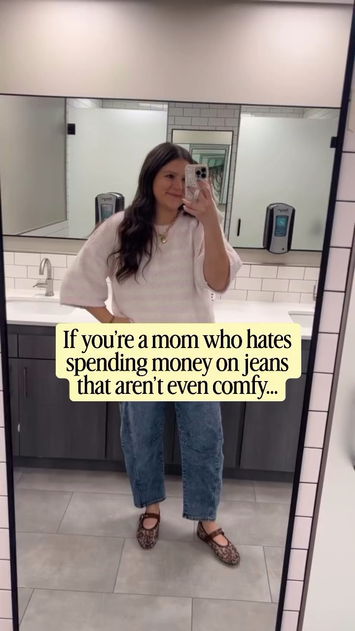 The ultimate mom jeans, seriously! If you’re a mom who hates jeans but also needs to wear jeans, try these!! Anyone I know who has them, LOVES them. They are comfy, stretchy, flattering and I don’t hate the price either. 

Wearing my true size medium in the jeans!

Mom jeans / barrel jeans / jeans outfit / comfy oufit / comfy work outfit / work outfits / mom outfits / mom work outfits / mom workwear / comfy workwear / mom style / comfy jeans / stretchy jeans / stripes / work shoes / work flats / mary Jane flats / leopard shoes / fun outfits / spring outfit ideas / spring fashion / business casual / teacher outfit / sahm outfit / everday outfit / post Partum style / post Partum fashion

#LTKootd #LTKmomlife #LTKWorkwear