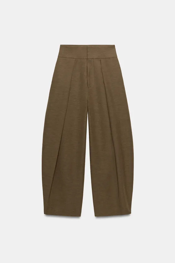 PLEATED BALLOON PANTS | Zara US