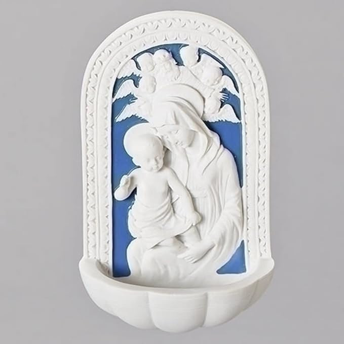 Madonna and Child Holy Blue and White Water Fountain (Standard Version) | Amazon (US)
