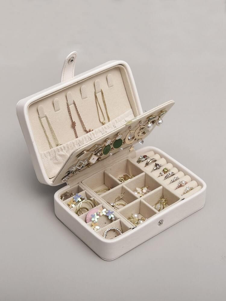 1pc PU Jewelry Box | SHEIN