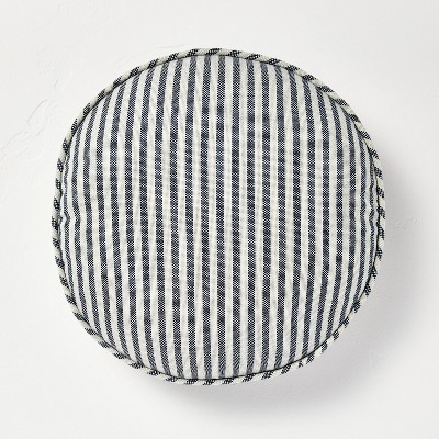 18" Circular Round Throw Pillow Blue Stripe - Hearth & Hand™ with Magnolia | Target