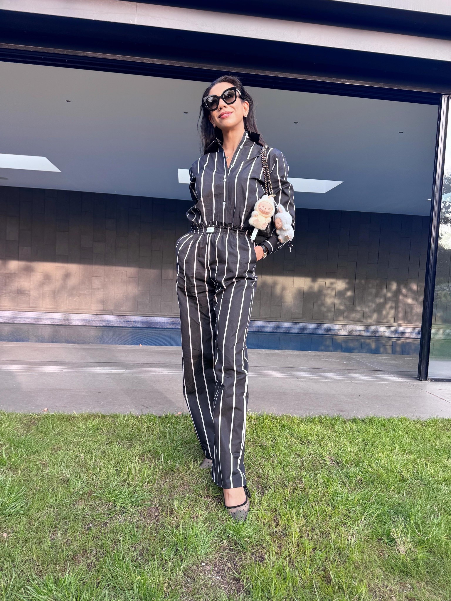 Yaitte stripe co-ord 🖤✨

Autumn outfit, matching set, pinstripe, stripe shirt, polka dot, mesh heels, Dior, Chanel bag

#LTKautumn #LTKFashionMonth #LTKluxury