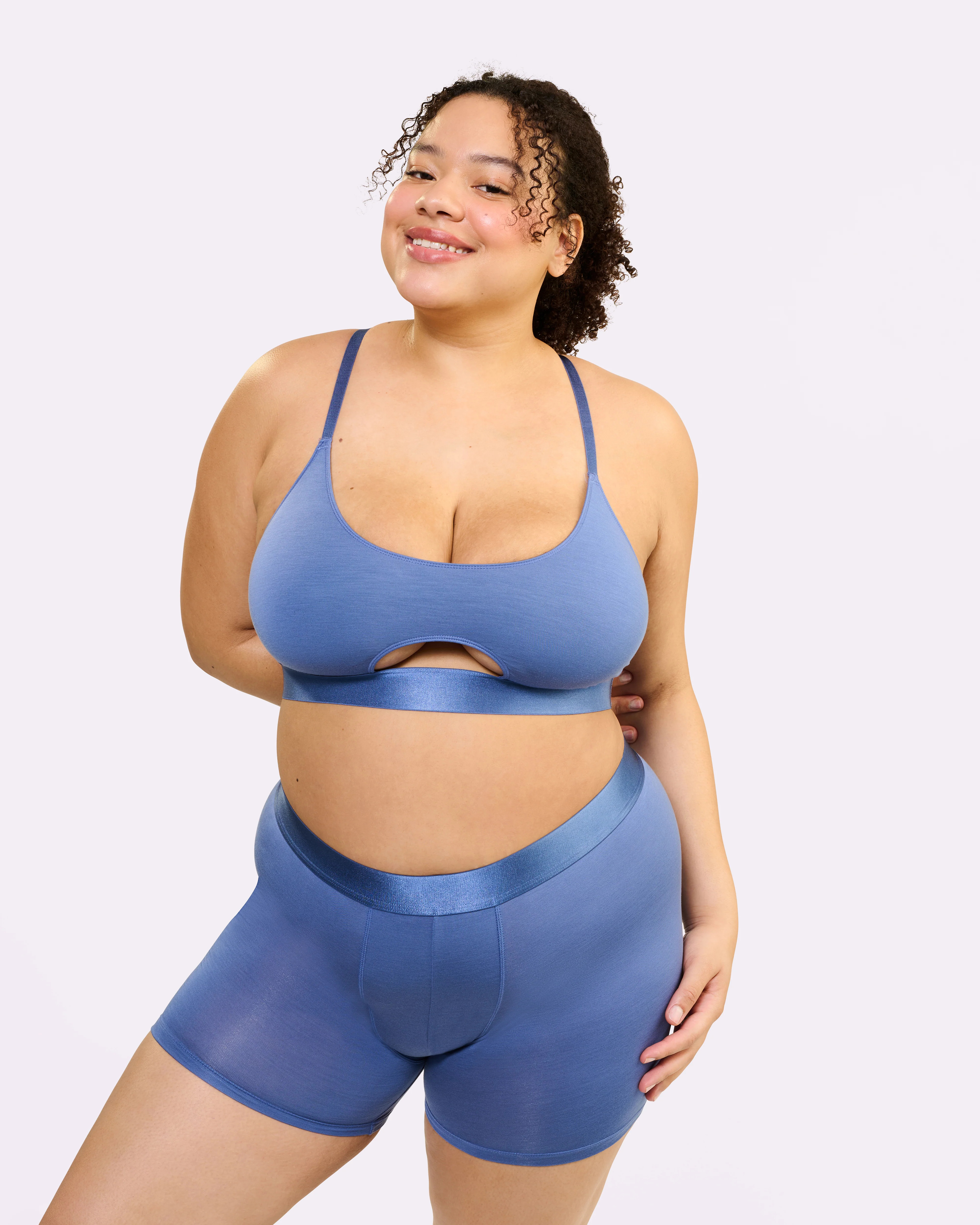 Peekaboo Scoop Bralette | New:Cotton (Dew Drop) | Parade