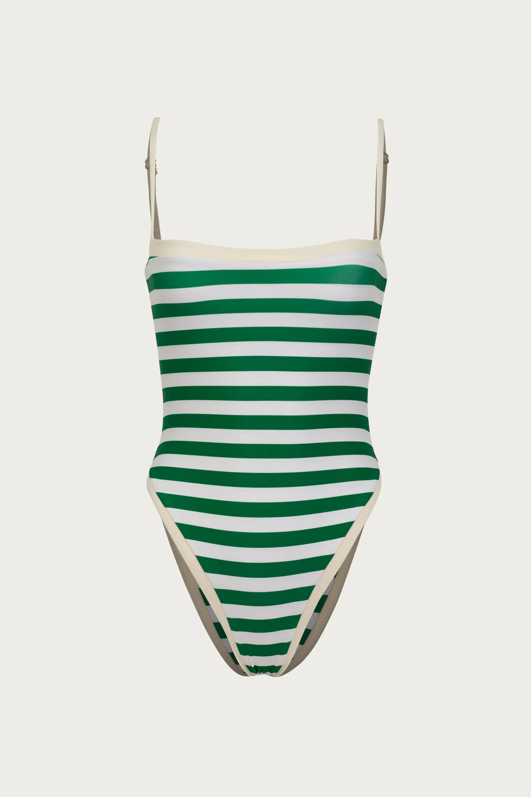 Colorblock One Piece (Green Stripe) | SAME