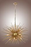 Golden STARBURST Chandelier Sputnik Lamp 12 Light Mid Century | Amazon (US)