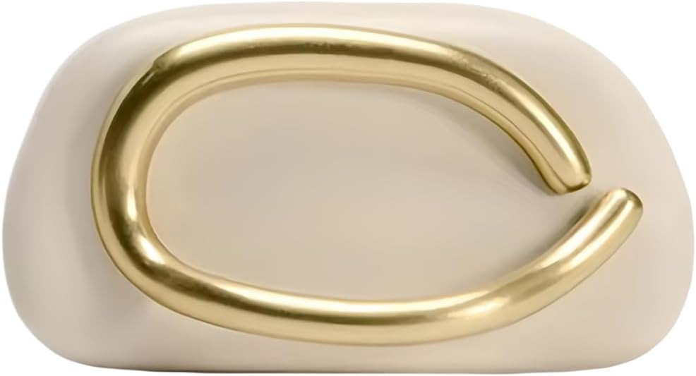 Women PU Leather Metal Handle Handbag Trendy Commuting Compact Stone Purse Hand-held Causal Shoul... | Amazon (US)