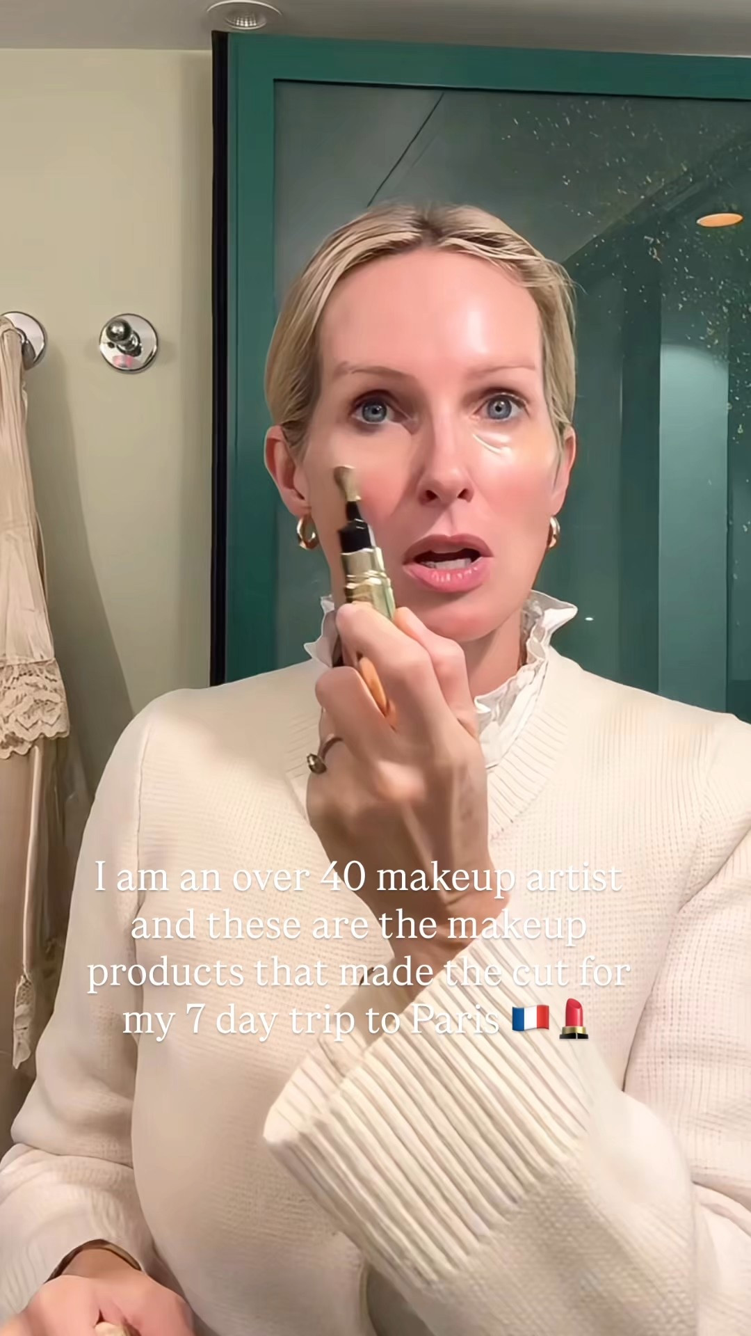 Makeup I brought with me for my 7 day Paris trip! 

My exact colors are:

The Uniform - 24
Concealer - Cedar
Merit Eye Shadow - Glacé
Armani Eyecor - 26
Eyeliner - Bronze 
Powder - Translucent
Cheek Color - Peachgasm
Lipliner - Archival
Lip Color - Darling Pink
Red Lip Color - Power 


#LTKOver40 #LTKTravel #LTKBeauty