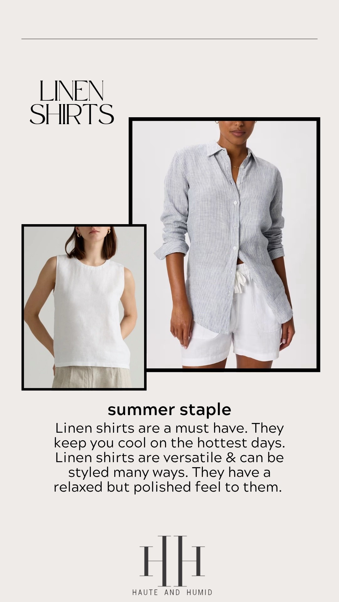 Quince linen shirts are a great deal & the perfect top for summer or a European vacation