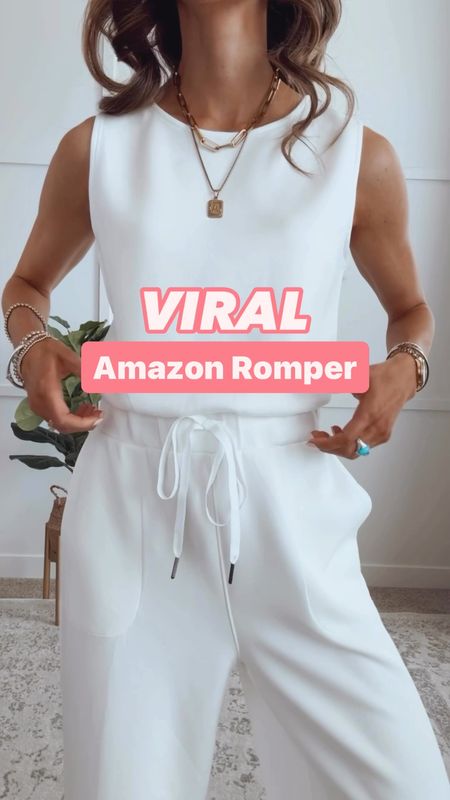 ✨The viral jumpsuit comes in a romper version!

✨They’re the softest material. I can’t believe they’re both Amazon! Dress up or down. 

✨Both come in tons of colors! Fits true to size. I’m wearing a small. 

#LTKFindsUnder50 #LTKVideo #LTKTravel