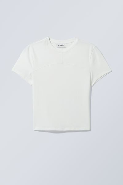 Seam Fitted T-shirt | H&M (UK, MY, IN, SG, PH, TW, HK)