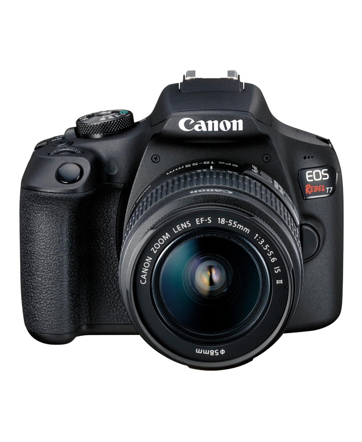 Canon Eos Rebel T7 Dslr Camera and Ef-s 18-55mm Is Ii Lens Kit - Black | Macy's