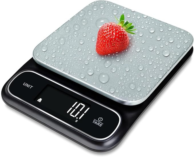 Fradel 0.1g Digital Kitchen Food Scale - Precision Food Scale for Cooking, Baking, Weight Loss - ... | Amazon (US)