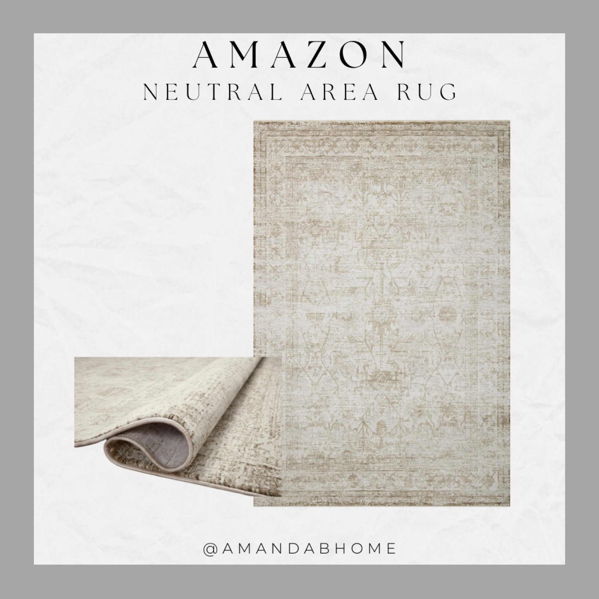 Amazon Loloi neutral area rug 


#LTKHome #LTKSaleAlert