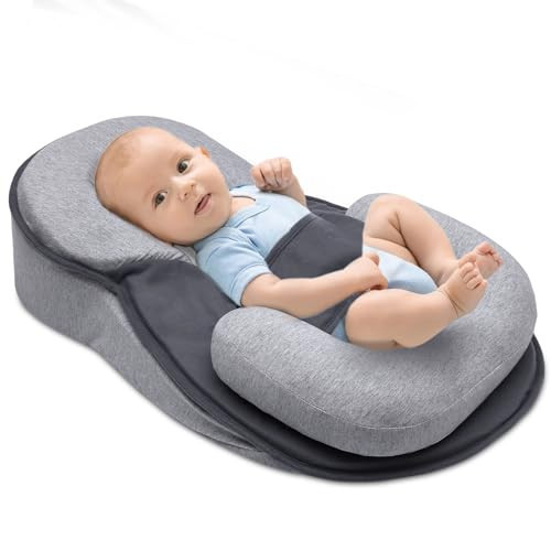 Baby Lounger Pillow for Infant Support Cushion Reflux Breastfeeding Pillow, Bottle Feeding, Tummy Time | Amazon (US)