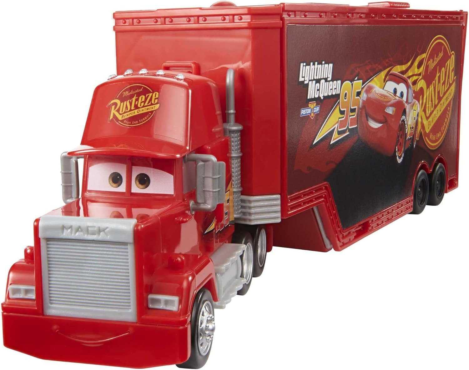 Mattel Disney Pixar Cars Transforming Mack Playset, 2-in-1 Toy Truck & Tune-Up Station with Launcher, Lift & More, Movie-Inspired Graphics, for Kids Ages 4 Years Old & Up | Amazon (US)