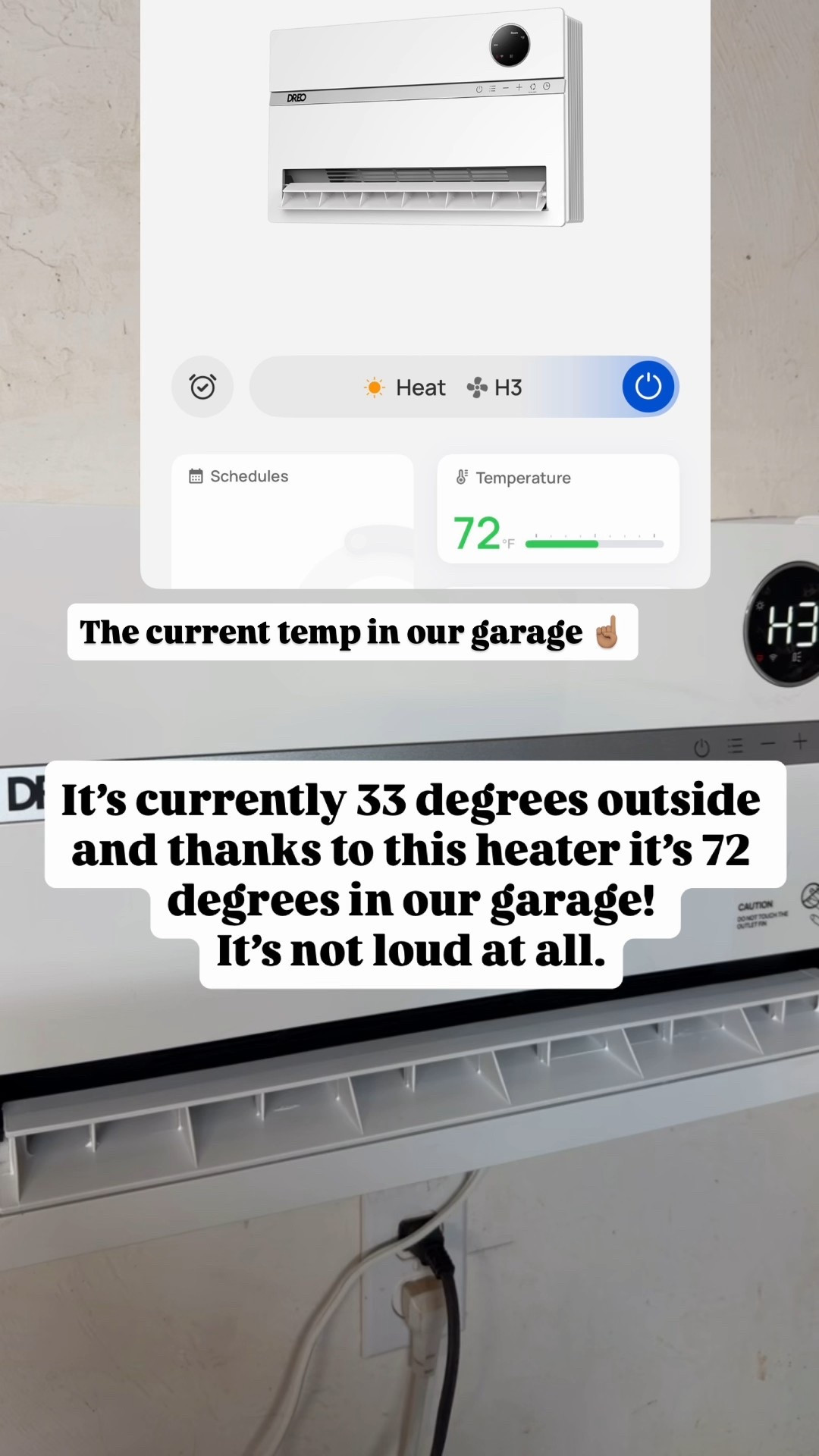 When we aren’t home we put our Doberman in the garage and this heater keeps it warm and toasty for him while also keeping my car nice and warm! 

#LTKHome #LTKSaleAlert