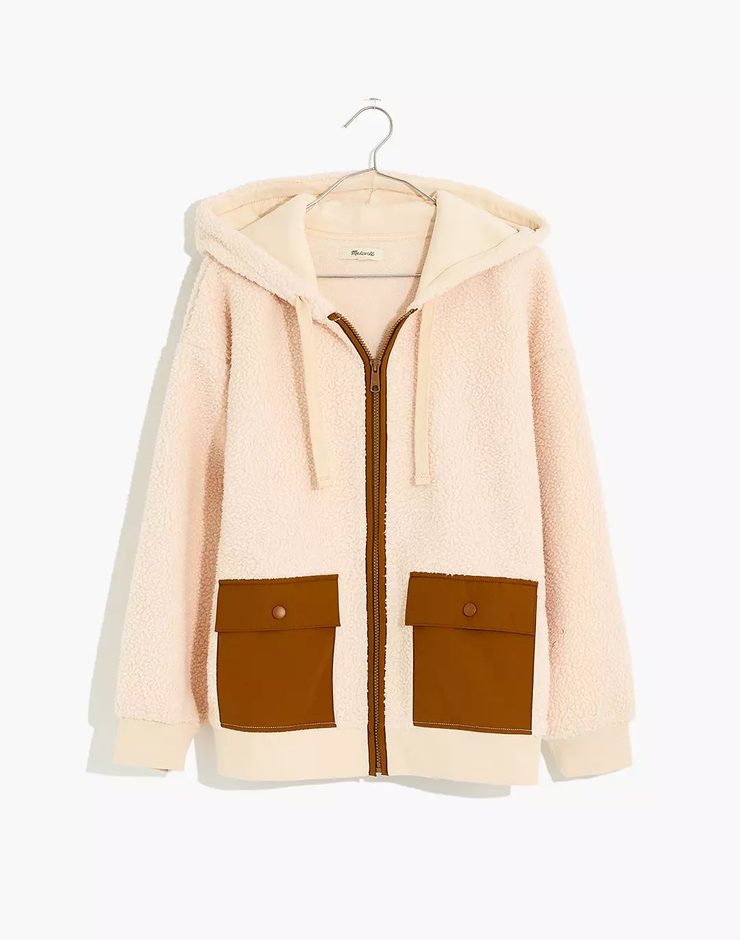 (Re)sourced Fleece Hooded Zip Jacket | Madewell