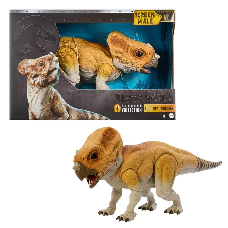 Jurassic World Hammond Collection Screen Scale Aquilops Dolores Dinosaur Figure, Real Feel & Glas... | Walmart (US)