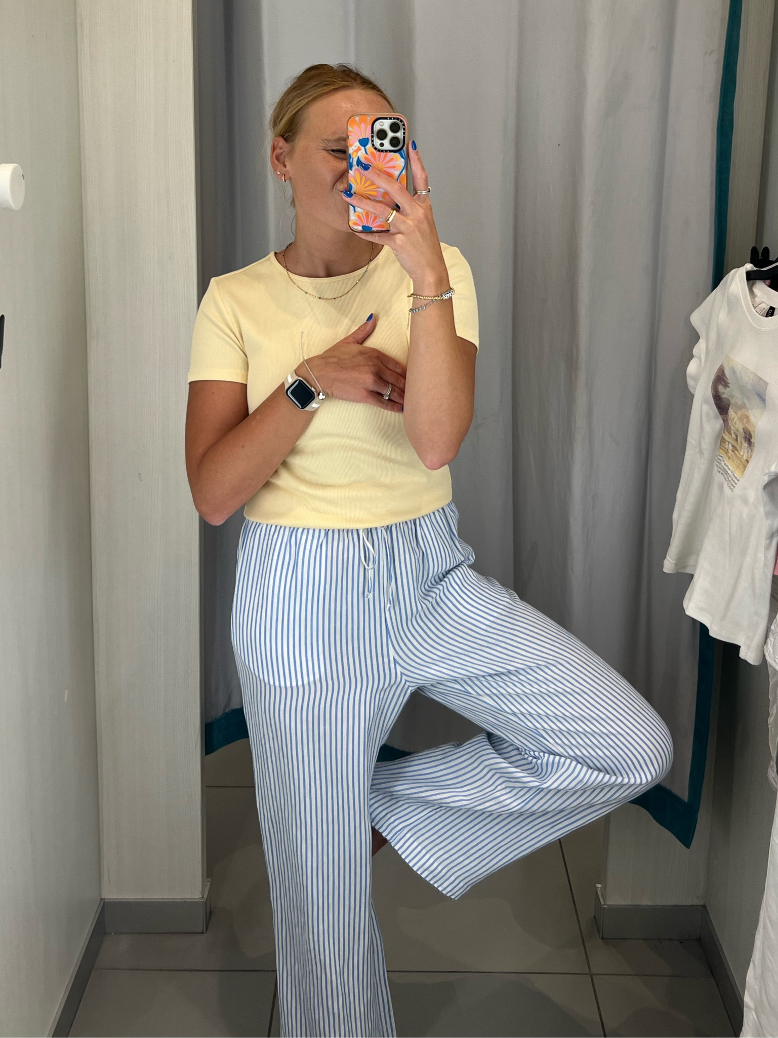 My favorite spring color combo! A linen pant and the butter yellow trend🧈🫐✨

Spring outfit, H&M find, outfit inspo 

#LTKstyletip #LTKfindsunder50