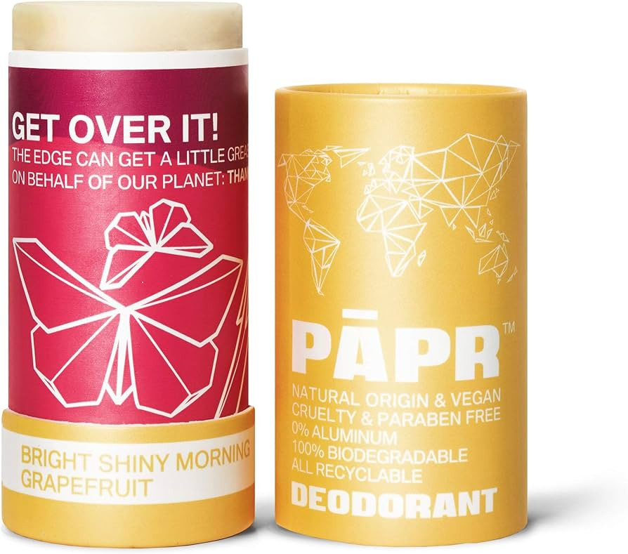PAPR - Nature Powered, Clinically Proven, All Natural Deodorant in Zero Waste Paper Packaging (Br... | Amazon (US)