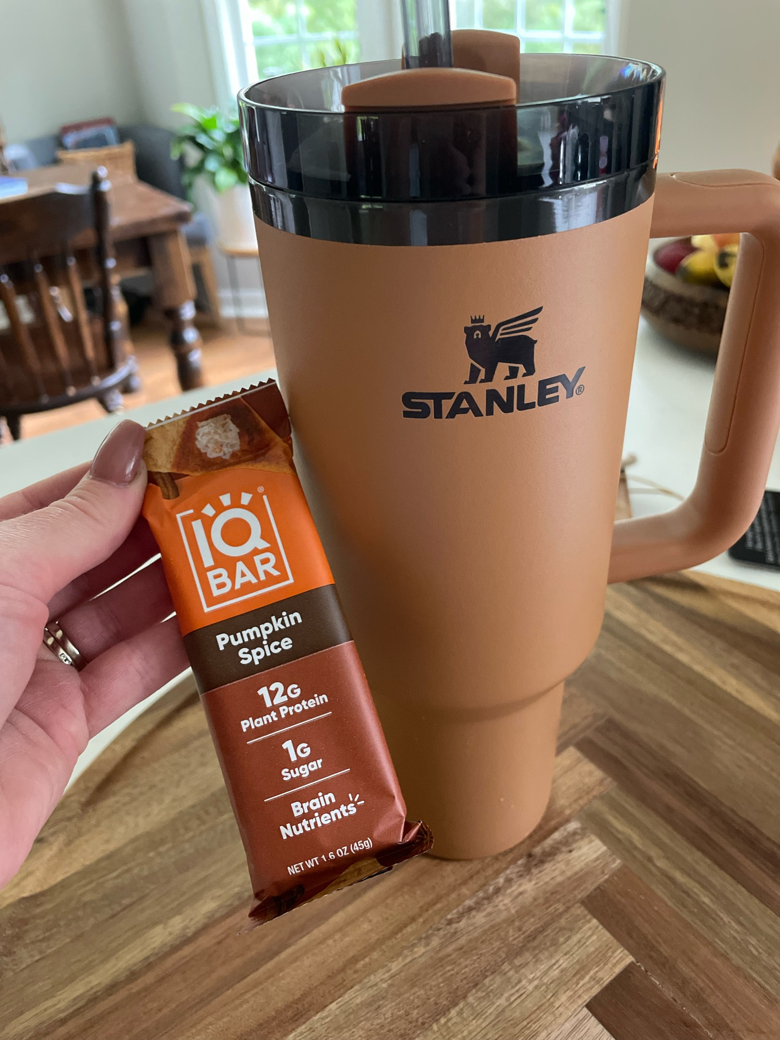 Camel Stanley new fall color 

My favorite protein bars ! 
IQ BARS 