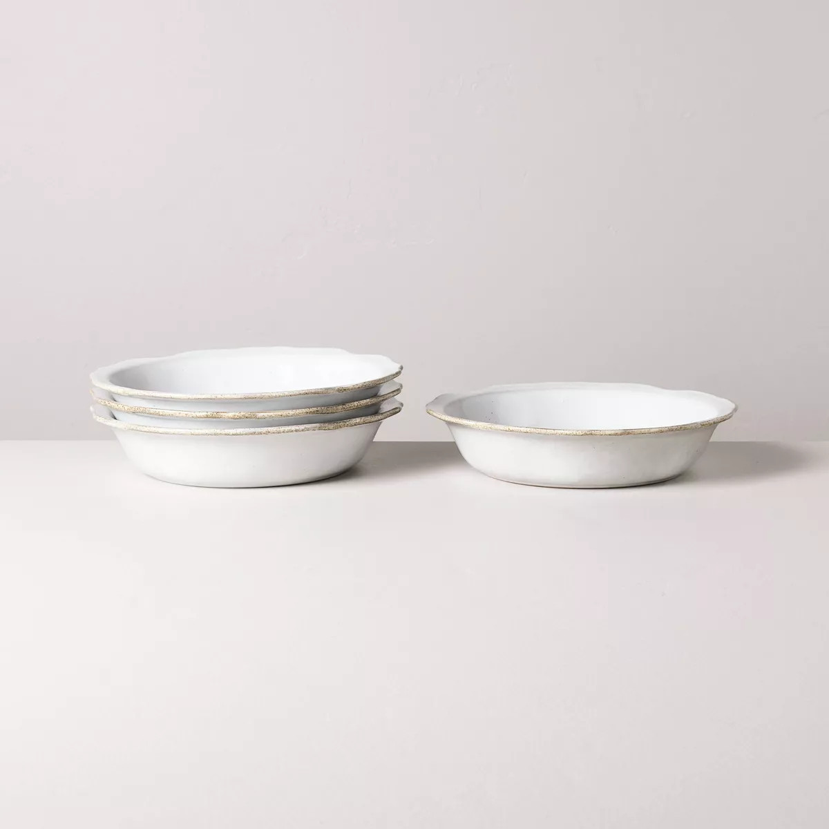 Set of 4 Carved Edge Pasta/Grain Bowls - Hearth & Hand™ with Magnolia | Target