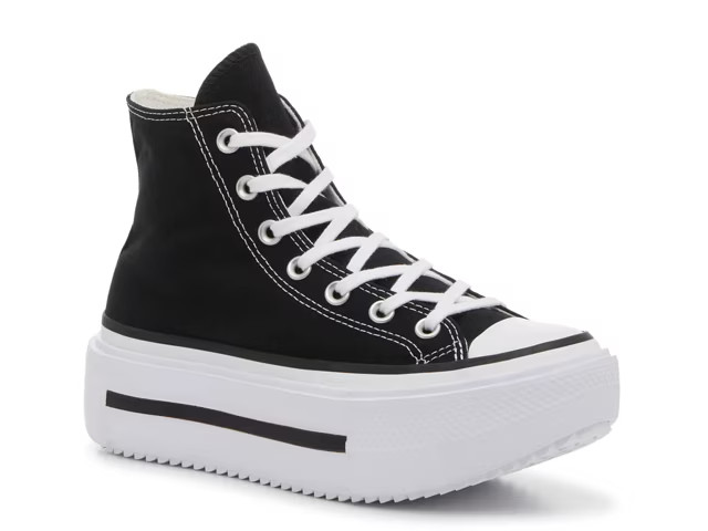 Converse Chuck Taylor All Star Double Stack High-Top Platform Sneaker - Free Shipping | DSW | DSW
