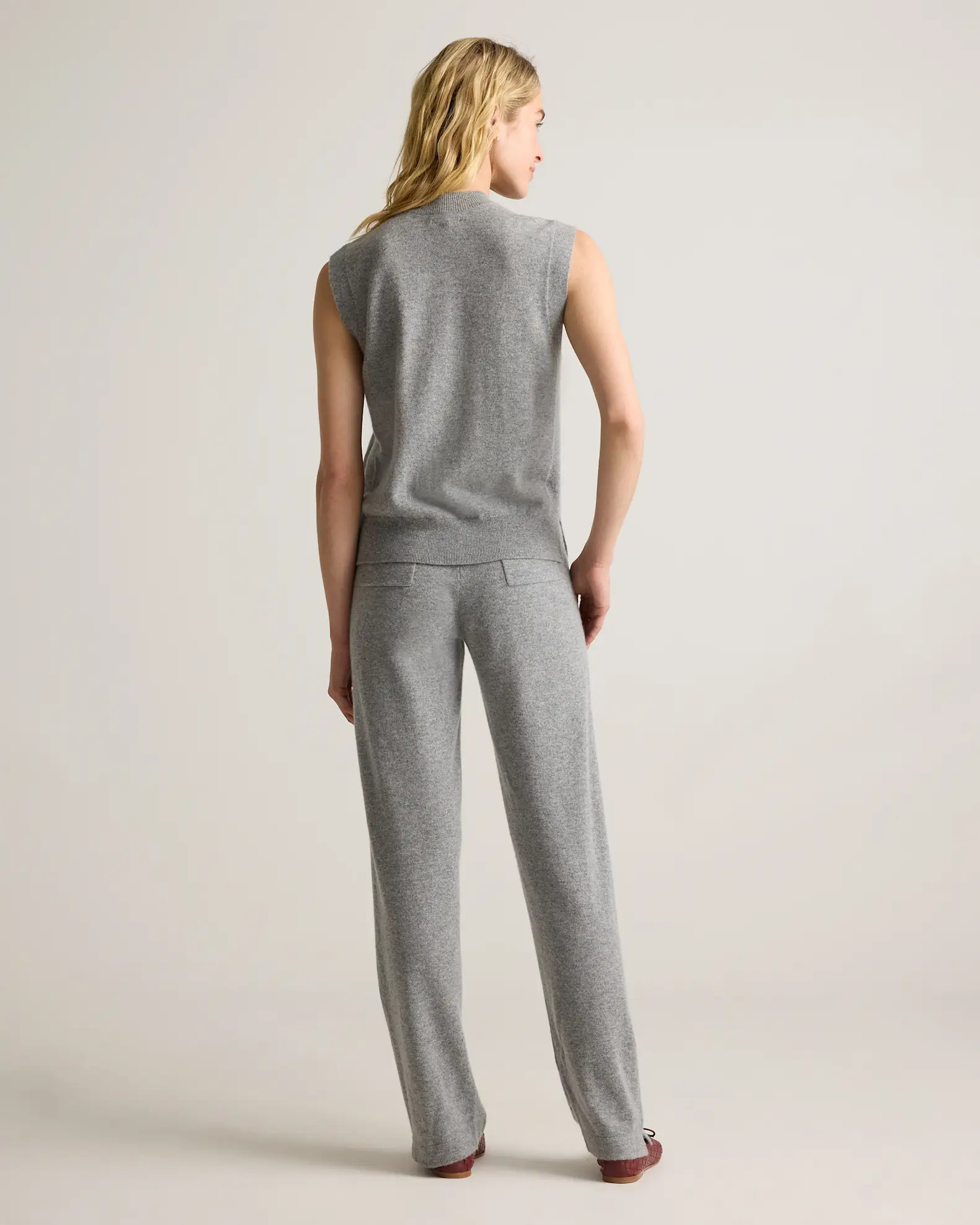Mongolian Cashmere Mock Neck Sweater Vest | Quince