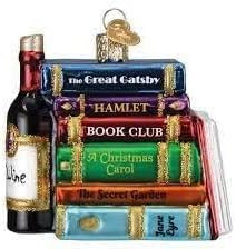 Old World Christmas Book Club Glass Blown Ornament for Christmas Tree, Handcrafted Holiday Decora... | Amazon (US)