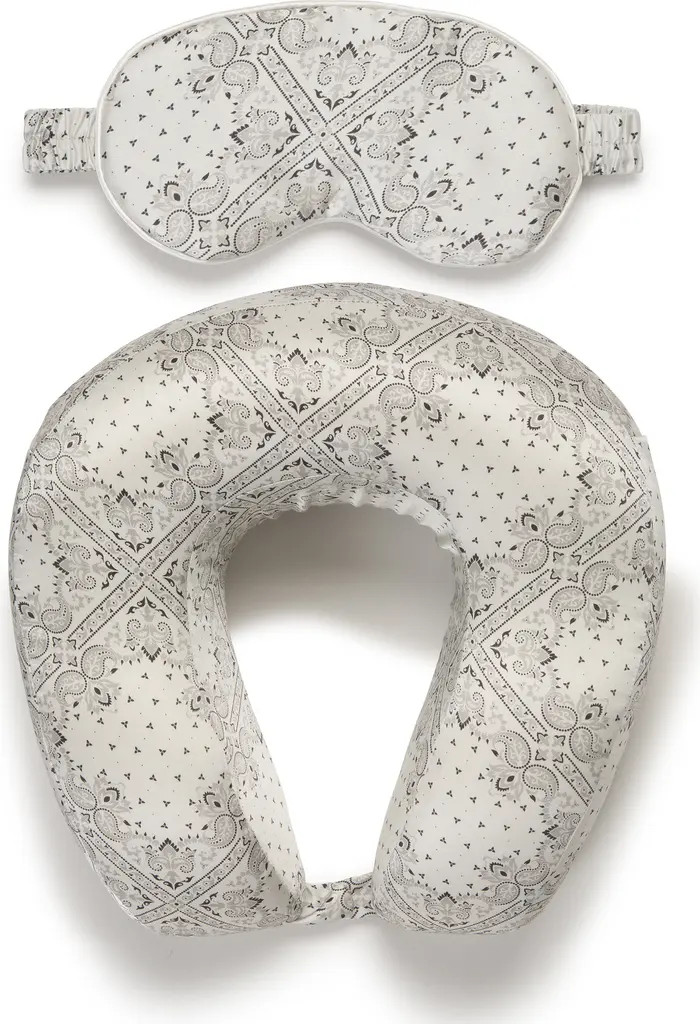 Silk Travel Neck Pillow & Eye Mask Set | Nordstrom