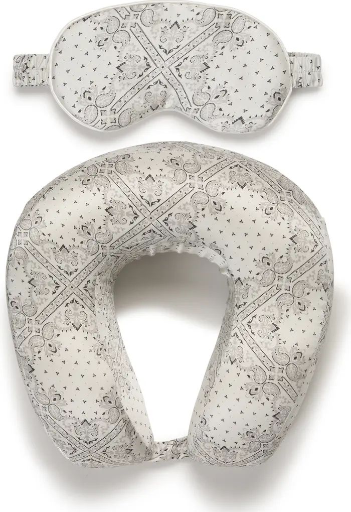 Silk Travel Neck Pillow & Eye Mask Set | Nordstrom