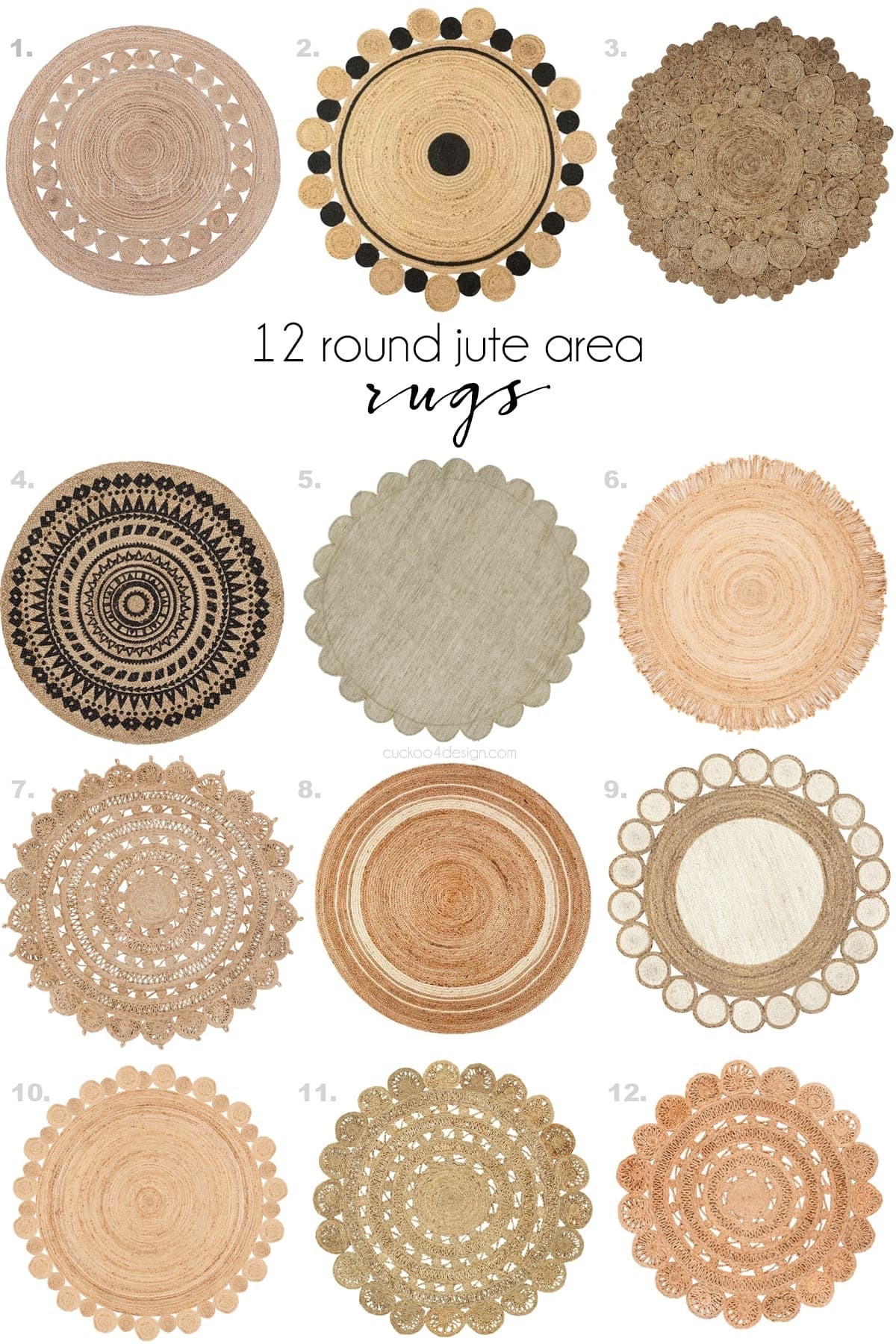 Searching for the perfect round jute rug 6'? I rounded up 12 of my favorite natural fiber rugs to add warmth and texture to any room. From braided to flatweave, boho to farmhouse…

#LTKHome #LTKSaleAlert